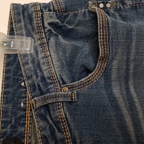 Joe Boxer Button Fly Denim Jeans Size 15 Womens distressed - Picture 3 of 16